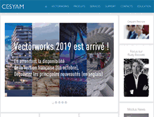 Tablet Screenshot of cesyam.fr