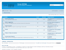 Tablet Screenshot of forum.cesyam.fr